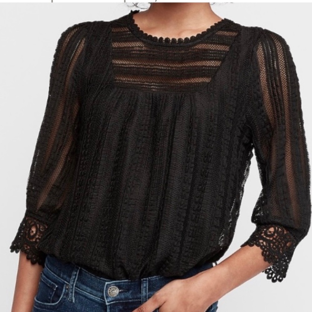 Express Lace Thong Bodysuit